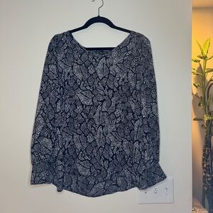 Zac & Rachel Black and White Blouse